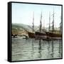 Trieste (Italy), the Port Seen from St, Charles' Jetty, Circa 18905-Leon, Levy et Fils-Framed Stretched Canvas