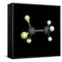 Trifluoroethane Molecule-Friedrich Saurer-Framed Stretched Canvas