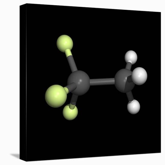 Trifluoroethane Molecule-Friedrich Saurer-Stretched Canvas