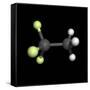 Trifluoroethane Molecule-Friedrich Saurer-Framed Stretched Canvas