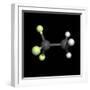 Trifluoroethane Molecule-Friedrich Saurer-Framed Premium Photographic Print