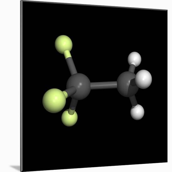 Trifluoroethane Molecule-Friedrich Saurer-Mounted Premium Photographic Print