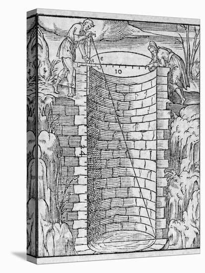 Trigonometry In Distance Measurement-Middle Temple Library-Stretched Canvas