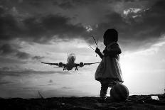 Fly My Plane-Trijoko-Mounted Photographic Print