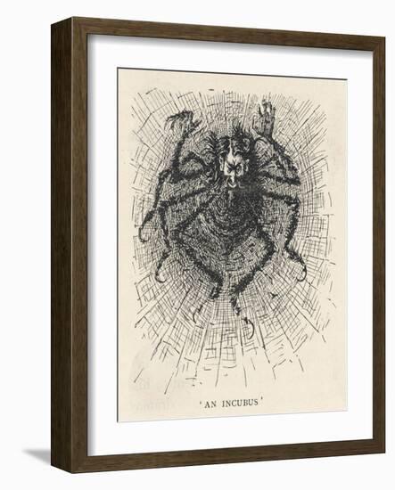 Trilby an Incubus-George Du Maurier-Framed Art Print