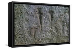 Trilithon at Stonehenge, 25th century BC-CM Dixon-Framed Stretched Canvas