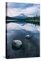 Trillium Clouds in Reflection, Summer Mount Hood Wilderness Oregon-Vincent James-Stretched Canvas