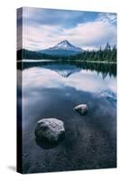 Trillium Clouds in Reflection, Summer Mount Hood Wilderness Oregon-Vincent James-Stretched Canvas