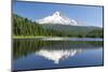 Trillium Lake, Mt. Hood National Forest, Mt. Hood in the background, Oregon, USA-Stuart Westmorland-Mounted Photographic Print