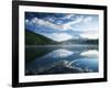 Trillium Lake, Mt Hood National Forest, Mt Hood Wilderness Area, Oregon, USA-Adam Jones-Framed Photographic Print