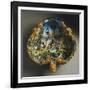 Trilobate Bowl Depicting Hannibal Crossing Alps, Ceramic, Fontana Workshop, Urbino, Marche, Italy-null-Framed Giclee Print