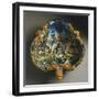 Trilobate Bowl Depicting Hannibal Crossing Alps, Ceramic, Fontana Workshop, Urbino, Marche, Italy-null-Framed Giclee Print