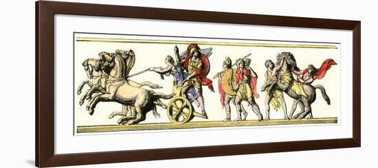 Trimphal Entry of Alexander the Great Into Babylon-null-Framed Premium Giclee Print