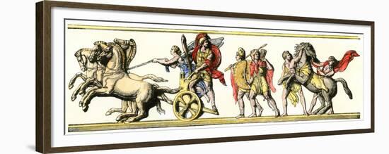 Trimphal Entry of Alexander the Great Into Babylon-null-Framed Premium Giclee Print