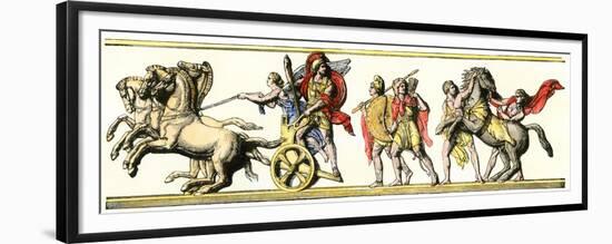 Trimphal Entry of Alexander the Great Into Babylon-null-Framed Premium Giclee Print