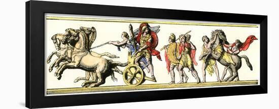 Trimphal Entry of Alexander the Great Into Babylon-null-Framed Giclee Print