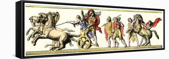 Trimphal Entry of Alexander the Great Into Babylon-null-Framed Stretched Canvas