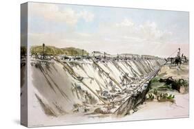 Tring Cutting, London and Birmingham Railway, 17 June 1837-John Cooke Bourne-Stretched Canvas