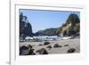 Trinidad, California. the Beach at Trinidad State Beach-Michael Qualls-Framed Photographic Print