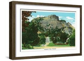 Trinidad, Colorado, View of Simpson's Rest-Lantern Press-Framed Art Print
