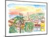 Trinidad Cuba Cityview with Caribbean Sunrise-M. Bleichner-Mounted Art Print