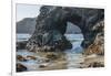 Trinidad State Bach, California. Coastal Arch at College Cove-Michael Qualls-Framed Photographic Print