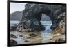 Trinidad State Bach, California. Coastal Arch at College Cove-Michael Qualls-Framed Photographic Print