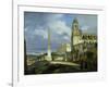 Trinita Dei Monti and the Villa Medici, Rome, 1808-Francois-Marius Granet-Framed Giclee Print