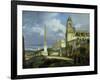 Trinita Dei Monti and the Villa Medici, Rome, 1808-Francois-Marius Granet-Framed Giclee Print