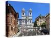 Trinita Dei Monti Church, Rome, Lazio, Italy, Europe-Vincenzo Lombardo-Stretched Canvas