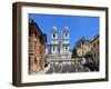 Trinita Dei Monti Church, Rome, Lazio, Italy, Europe-Vincenzo Lombardo-Framed Photographic Print