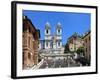 Trinita Dei Monti Church, Rome, Lazio, Italy, Europe-Vincenzo Lombardo-Framed Photographic Print