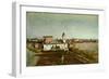 Trinita Dei Monti from the Villa Medici-Jean-Baptiste-Camille Corot-Framed Giclee Print