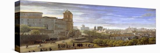 Trinità Dei Monti, Rome-Gaspar van Wittel-Stretched Canvas