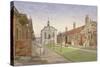 Trinity Almshouses and Trinity Chapel, Mile End Road, Stepney, London, 1883-John Crowther-Stretched Canvas