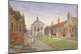 Trinity Almshouses and Trinity Chapel, Mile End Road, Stepney, London, 1883-John Crowther-Mounted Giclee Print