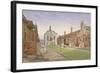 Trinity Almshouses and Trinity Chapel, Mile End Road, Stepney, London, 1883-John Crowther-Framed Giclee Print