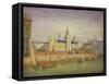 Trinity Almshouses, Greenwich C.1825-George Smith-Framed Stretched Canvas