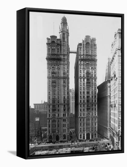 Trinity and U.S. Realty Buildings, New York-Irving Underhill-Framed Stretched Canvas