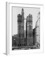 Trinity and U.S. Realty Buildings, New York-Irving Underhill-Framed Photographic Print