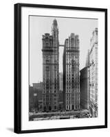 Trinity and U.S. Realty Buildings, New York-Irving Underhill-Framed Photographic Print