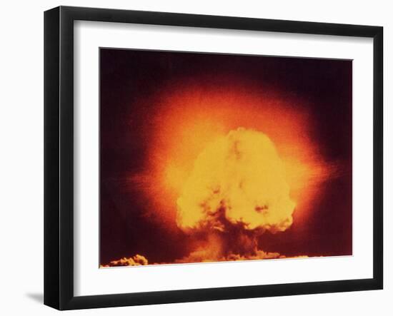 Trinity Atomic Bomb Test-Science Source-Framed Giclee Print