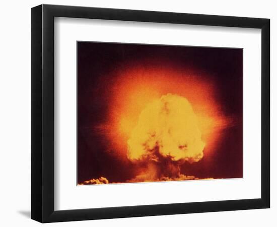 Trinity Atomic Bomb Test-Science Source-Framed Giclee Print