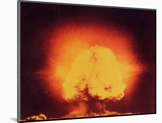 Trinity Atomic Bomb Test-Science Source-Mounted Giclee Print