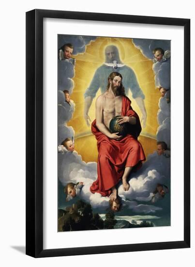 Trinity, by Giovanni Battista Moroni-null-Framed Giclee Print