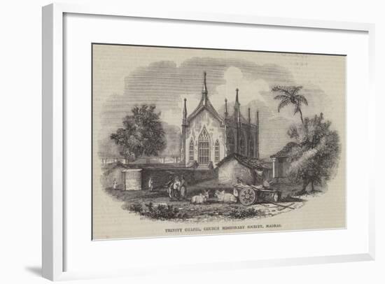 Trinity Chapel, Church Missionary Society, Madras-null-Framed Giclee Print