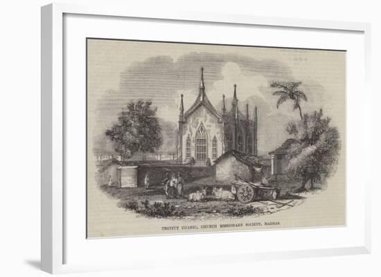 Trinity Chapel, Church Missionary Society, Madras-null-Framed Giclee Print
