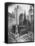 Trinity Church and Surrounding Skyscrapers, New York-null-Framed Stretched Canvas