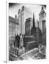 Trinity Church and Surrounding Skyscrapers, New York-null-Framed Photographic Print