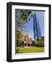 Trinity Church and the John Hancock Tower, Copley Square, Boston, Massachusetts, USA-Amanda Hall-Framed Photographic Print